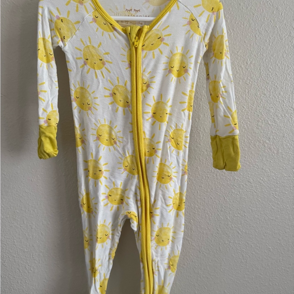 Little Sleepies Sunshine Convertible Romper 6-12M